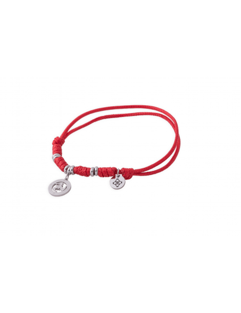 Camurria | U Lazzu | 'A Trinacria | Bracciale in filo cerato con ciondolo | CJ.BR02T.5B