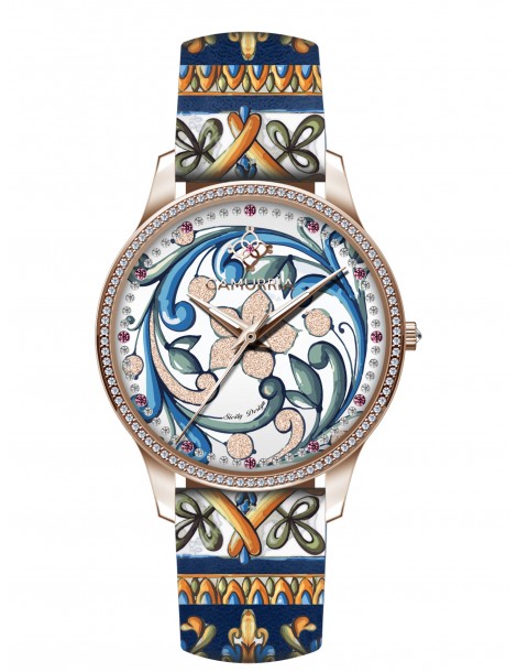 Camurria | I Maioliche | 'A Maiolica | Orologio solo tempo donna 37mm | CW07RT1