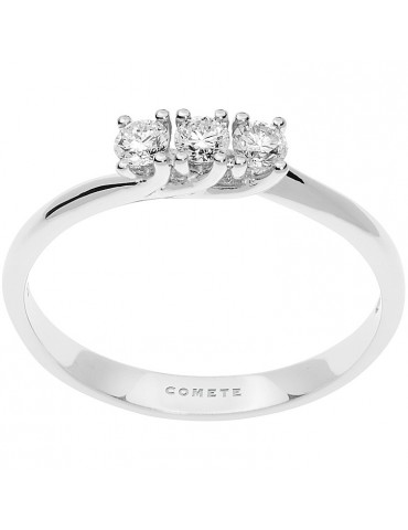 Comete Gioielli | Trilogy | Anello in Oro 750‰ con Diamanti | ANB 2534