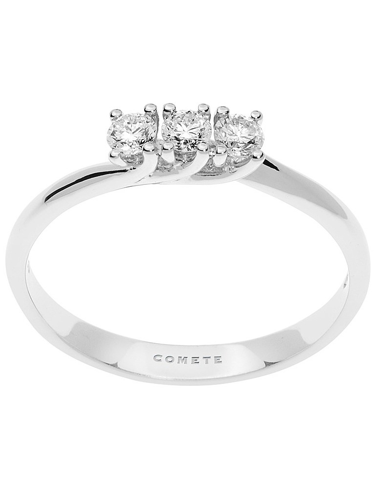 Comete Gioielli | Trilogy | Anello in Oro 750‰ con Diamanti | ANB 2534