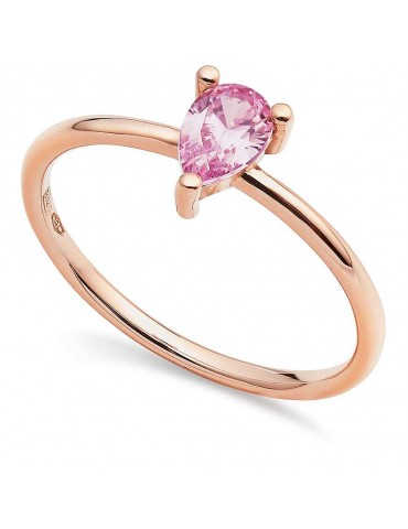 Ambrosia | Forme del Colore | Anello in Oro 750‰ con zircone rosa | AAZ 137