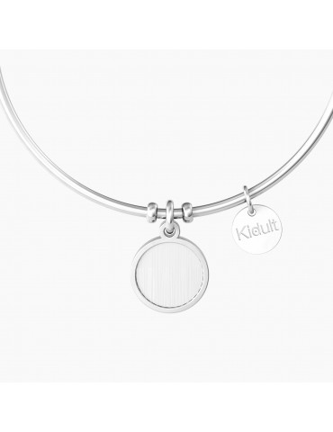 Kidult | Birthday Girl | Bracciale rigido in acciaio con ciondolo | 732097