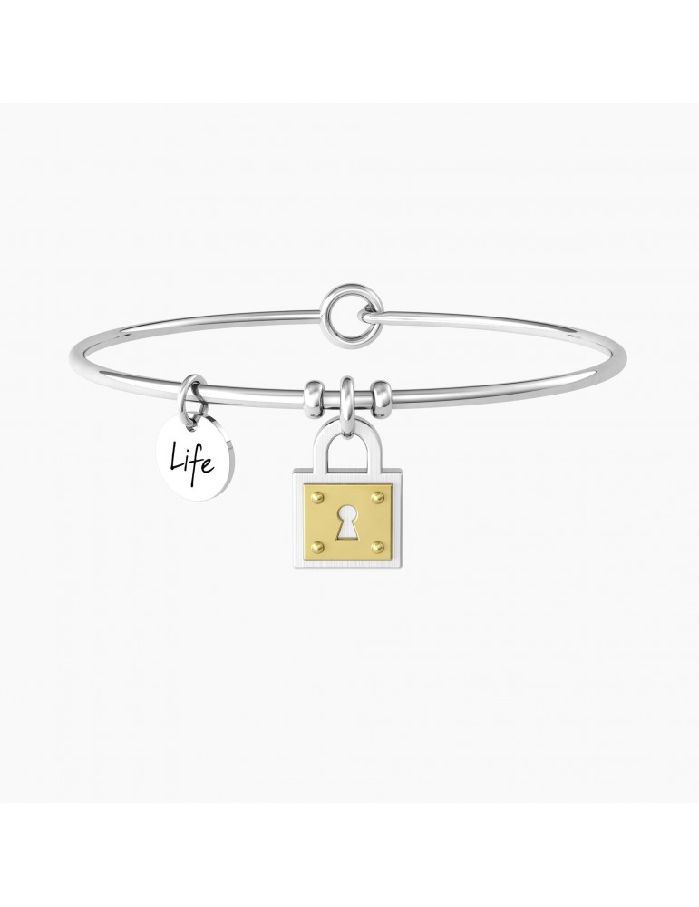 Kidult | Lucchetto | Best Friends | Bracciale rigido con ciondolo | 732084