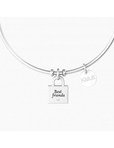 Kidult | Lucchetto | Best Friends | Bracciale rigido con ciondolo | 732084