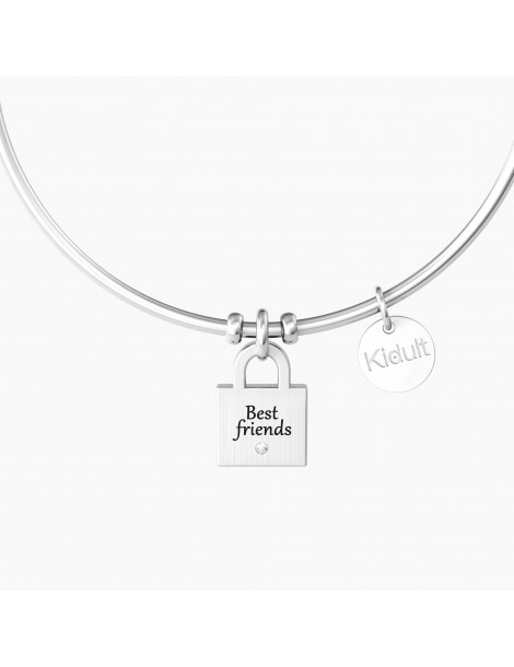 Kidult | Lucchetto | Best Friends | Bracciale rigido con ciondolo | 732084