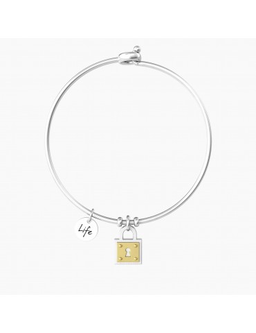 Kidult | Lucchetto | Best Friends | Bracciale rigido con ciondolo | 732084