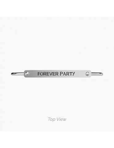 Kidult | Cocktail | Forever Party | Bracciale in acciaio rigido con ciondolo | 731092