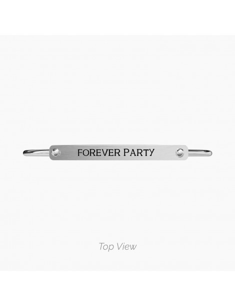 Kidult | Cocktail | Forever Party | Bracciale in acciaio rigido con ciondolo | 731092