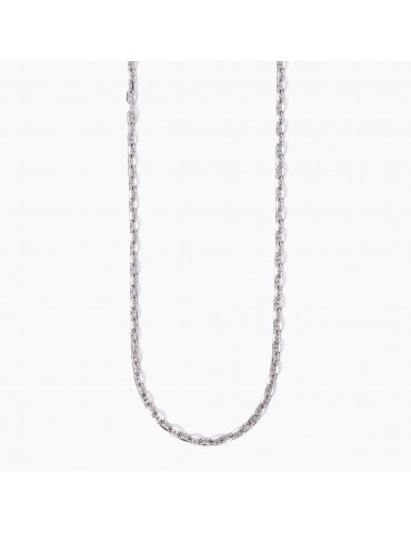 Mabina Gioielli | Everyday | Collana in argento 925‰ con maglia traversino | 553489