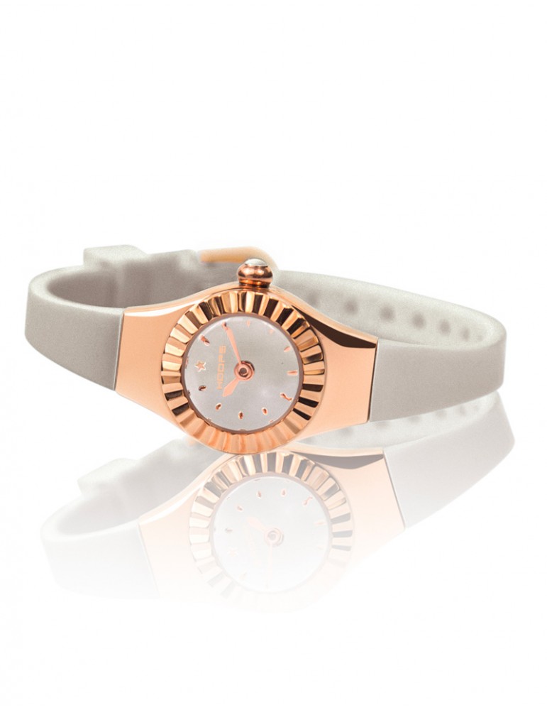 Hoops | Nouveau Tres Jolie | Orologio solo tempo donna 20mm con cinturino in silicone | 2470L-RG06