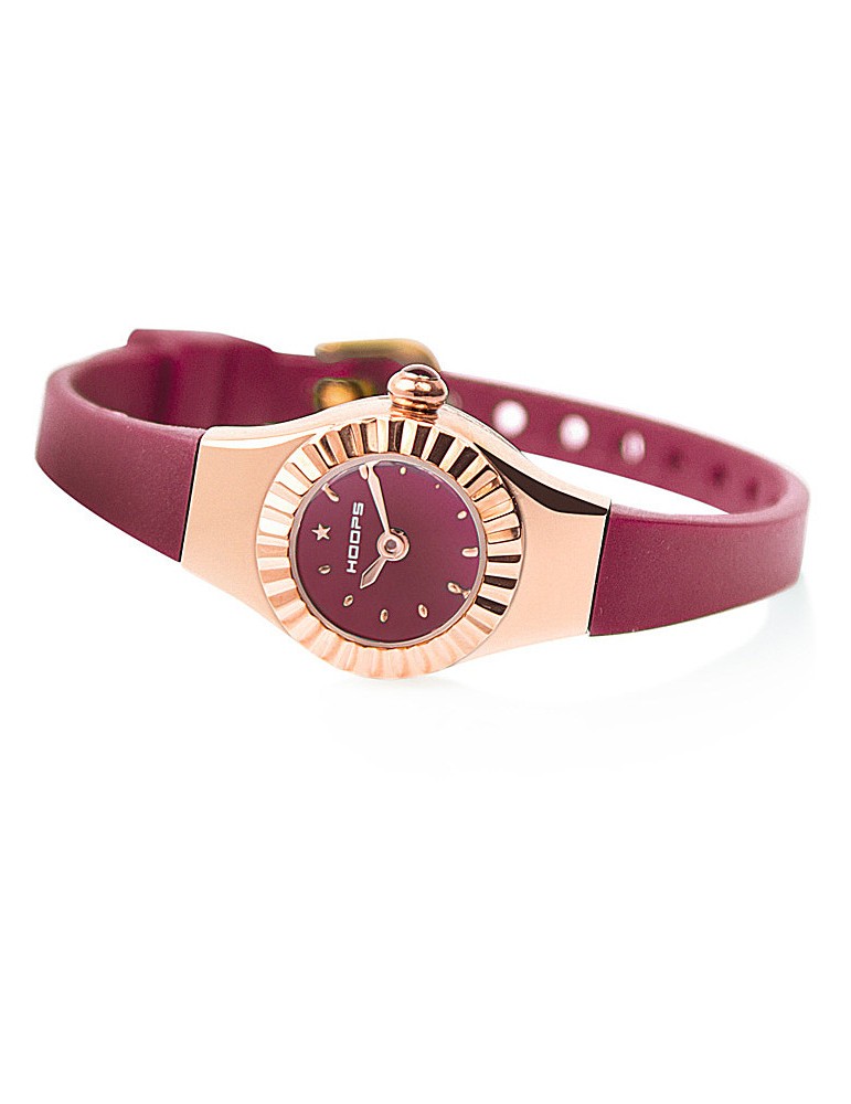 Hoops | Nouveau Tres Jolie | Orologio solo tempo donna 20mm con cinturino in silicone | 2470L-RG07