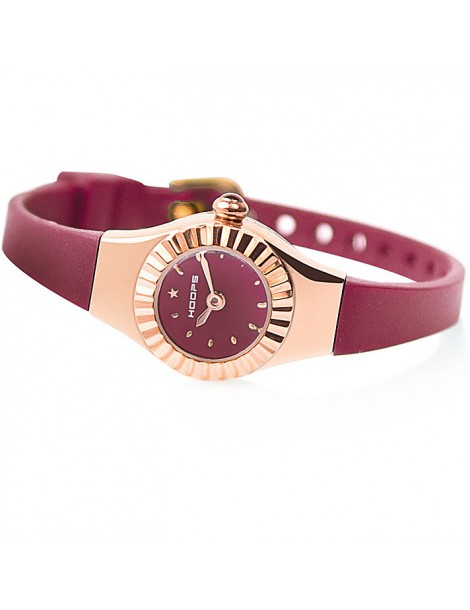 Hoops | Nouveau Tres Jolie | Orologio solo tempo donna 20mm con cinturino in silicone | 2470L-RG07