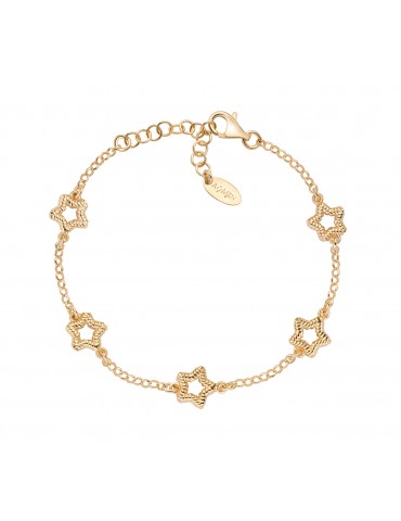 Amen | Coccole | Bracciale in argento 925‰ con stelle | BRGOSTG1