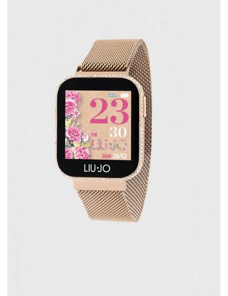 Liu-Jo | Smartwatch Luxury | Smartwatch con cinturino in acciaio rosato | SWLJ011