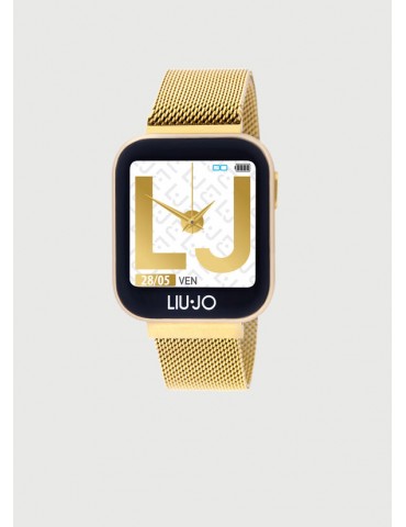 Liu-Jo, Smartwatch Classic, Smartwatch con cinturino in acciaio dorato. Referenza: SWLJ004