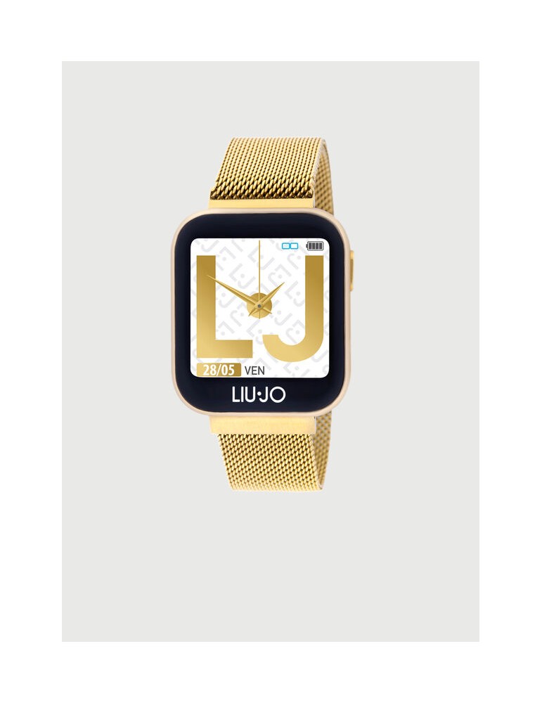 Liu-Jo, Smartwatch Classic, Smartwatch con cinturino in acciaio dorato. Referenza: SWLJ004