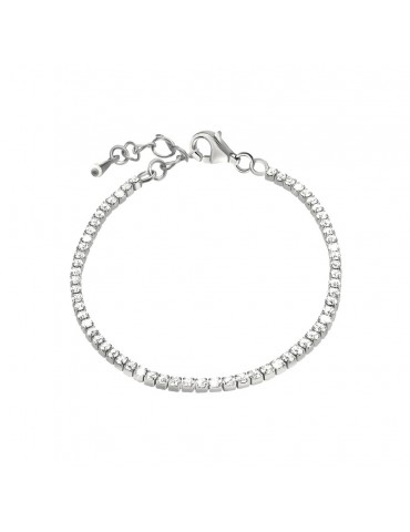 Stroili | Romantic Shine | Bracciale tennis in metallo con cristalli bianchi | 1651055