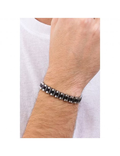 4US Paciotti | Bracciale in acciaio con inserti | 4UBR5015