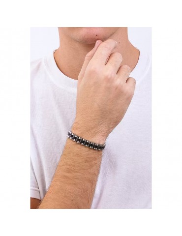 4US Paciotti | Bracciale in acciaio con inserti | 4UBR5015