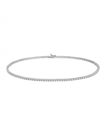 Comete gioielli | Tennis | Collana In Argento 925% con zirconi bianchi |  GLA 247 M42.