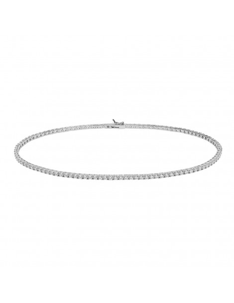 Comete gioielli | Tennis | Collana In Argento 925% con zirconi bianchi |  GLA 247 M42.