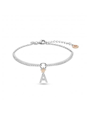 Comete gioielli | Stella | Bracciale In Argento 925% con zirconi bianchi| BRA 177