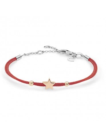 Comete gioielli | Stella | Bracciale In Argento 925% con cordino rosso | BRA 156