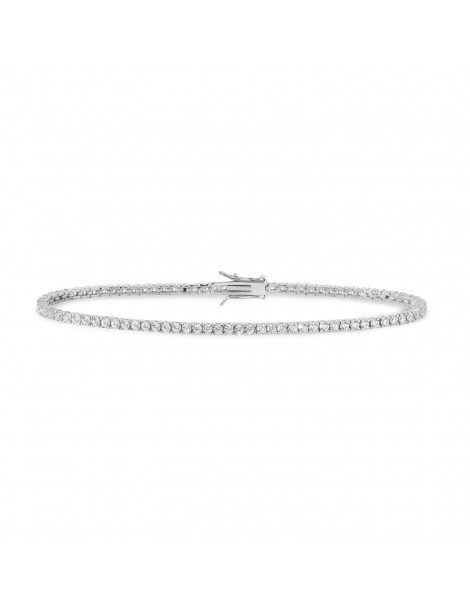 Comete gioielli | Tennis | Bracciale In Argento 925% con zirconi bianchi | BRA 175 M18