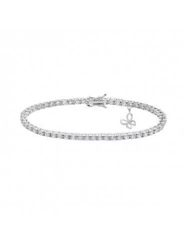 Comete gioielli | Farfalle | Bracciale In Argento 925% con zirconi bianchi | BRA 171