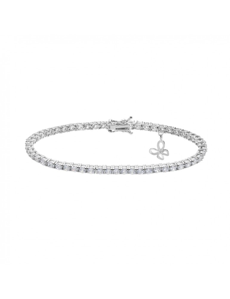 Comete gioielli | Farfalle | Bracciale In Argento 925% con zirconi bianchi | BRA 171