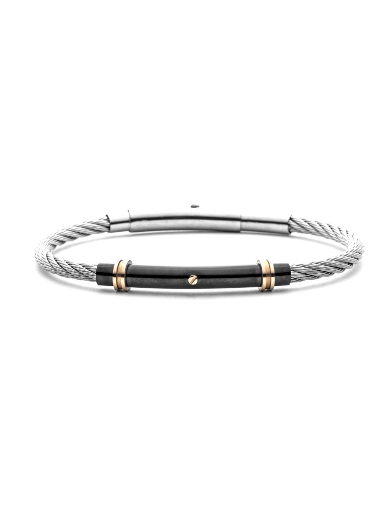 4US Paciotti | San Valentino 23 | Bracciale in acciaio con inerti | 4UBR5650