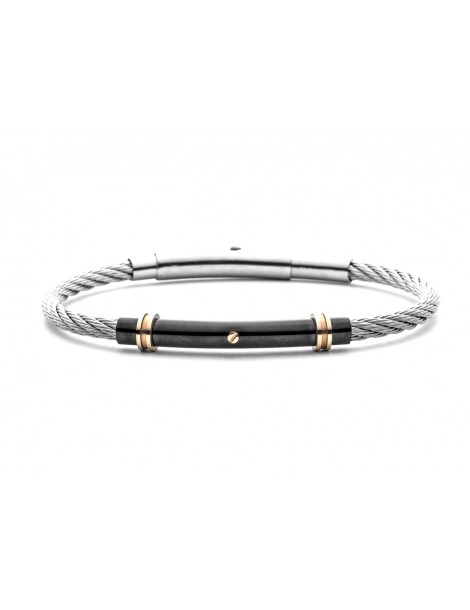 4US Paciotti | San Valentino 23 | Bracciale in acciaio con inerti | 4UBR5650