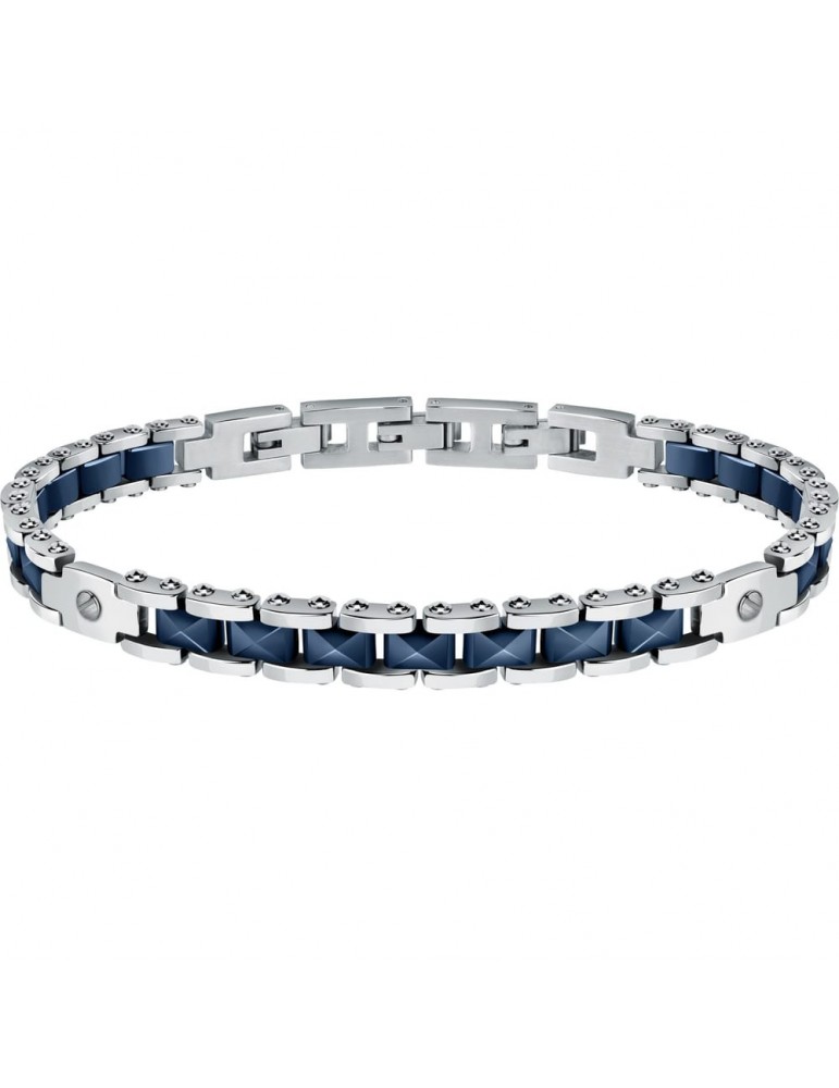 Sector | Ceramic | Bracciale in acciaio con ceramica blu | SAFR31