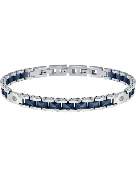 Sector | Ceramic | Bracciale in acciaio con ceramica blu | SAFR31