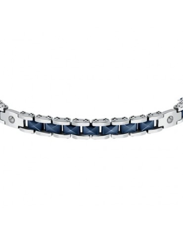 Sector | Ceramic | Bracciale in acciaio con ceramica blu | SAFR31