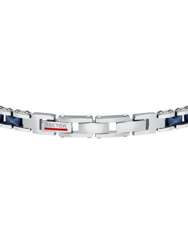 Sector | Ceramic | Bracciale in acciaio con ceramica blu | SAFR31