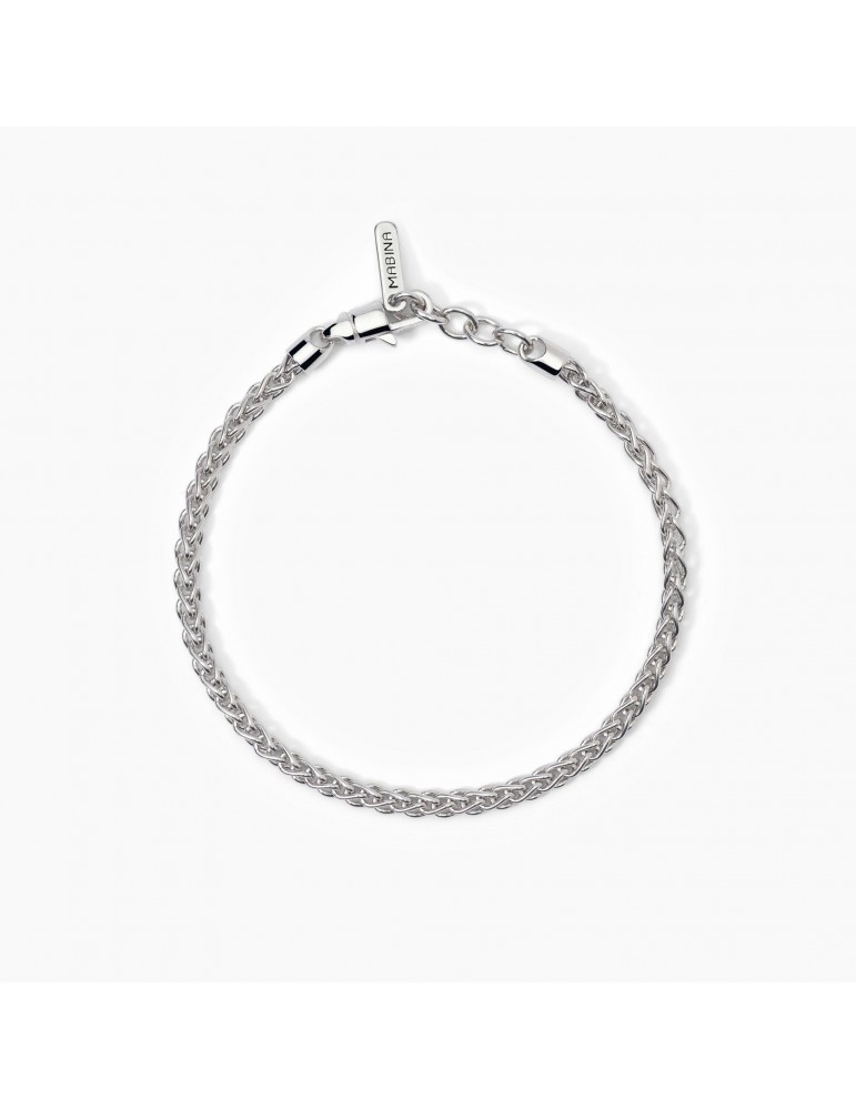 Mabina Gioielli | Every Day| Bracciale in argento 925‰ con catena spiga | 533801