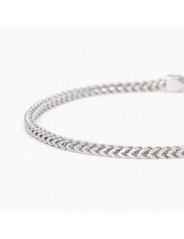 Mabina Gioielli | V-Shape | Bracciale in argento 925‰ con catena franco | 533804