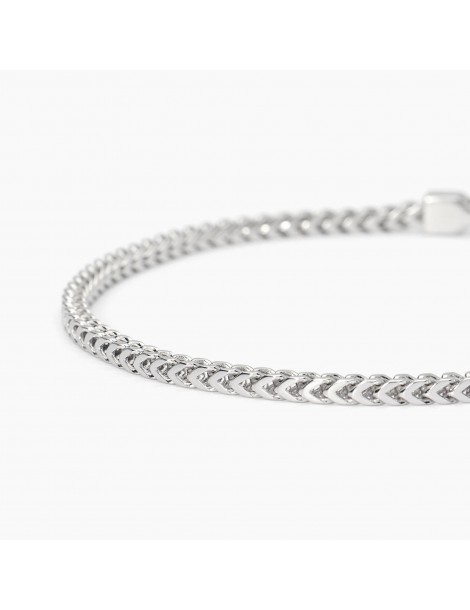 Mabina Gioielli | V-Shape | Bracciale in argento 925‰ con catena franco | 533804