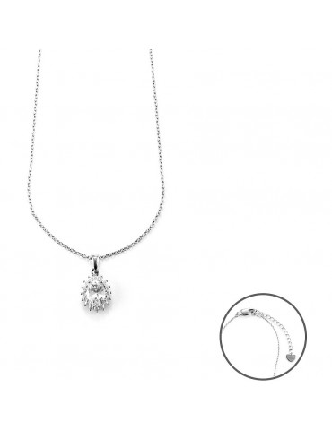 4US Paciotti | Collana in argento 925‰ con zirconi bianchi | 4UCL6048W