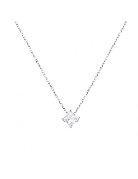 Amen | Diamond | Collana in argento 925‰ con punto luce | CLSOQ40BB