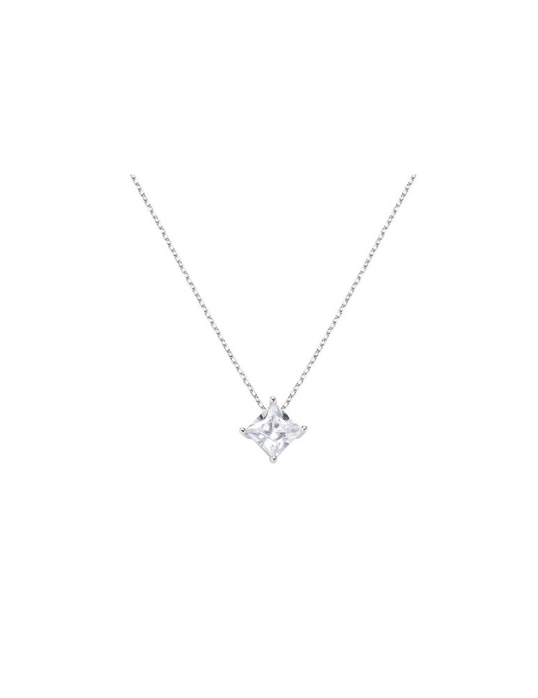 Amen | Diamond | Collana in argento 925‰ con punto luce | CLSOQ60BB