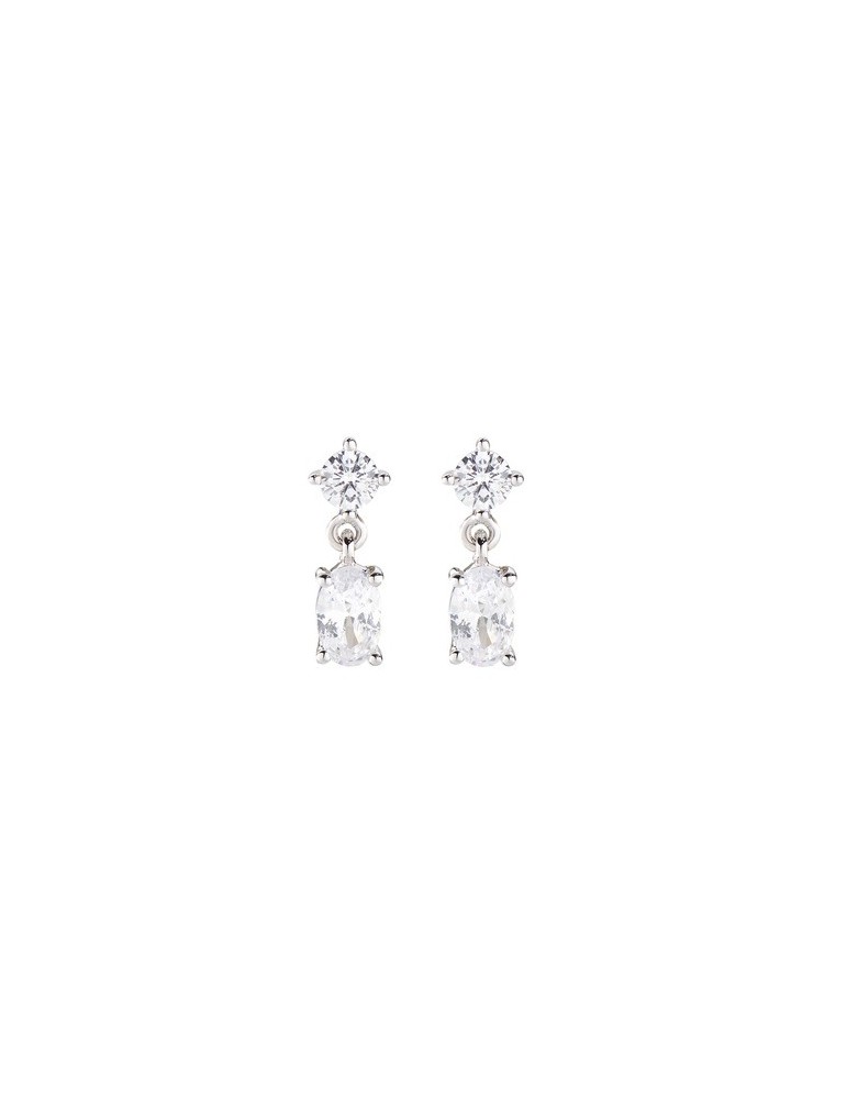 Amen | Princess | Orecchini in argento 925‰ con zircone bianco | EOVBB