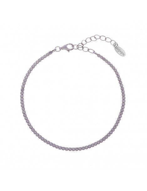 Amen | Tennis Mania | Bracciale tennis in argento 925‰ con zirconi bianchi | BT1BB17