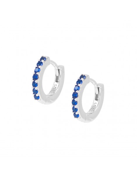 Amen | Tennis Mania | Orecchini in argento 925‰ con zirconi blu | ET1BBL