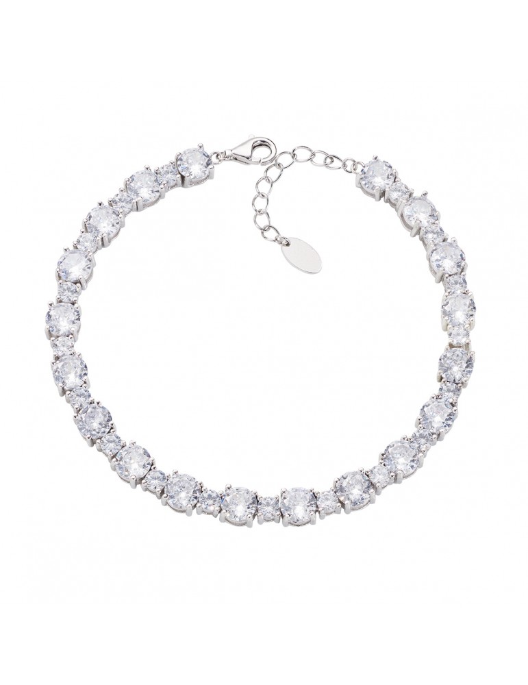 Amen | Stardust | Bracciale tennis in argento 925‰ con zirconi bianchi | BT2TOBBBZ16