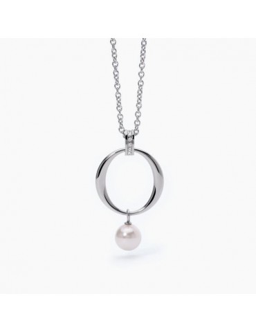 2Jewels | Collana in acciaio con perla sintetica | 251832