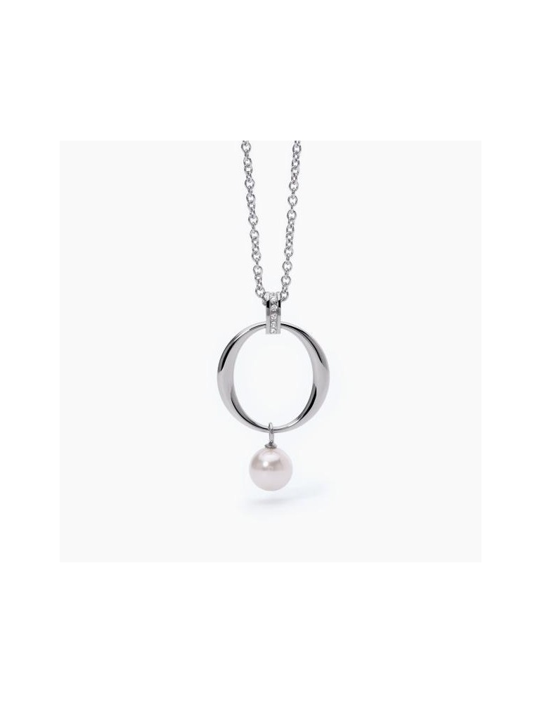 2Jewels | Collana in acciaio con perla sintetica | 251832