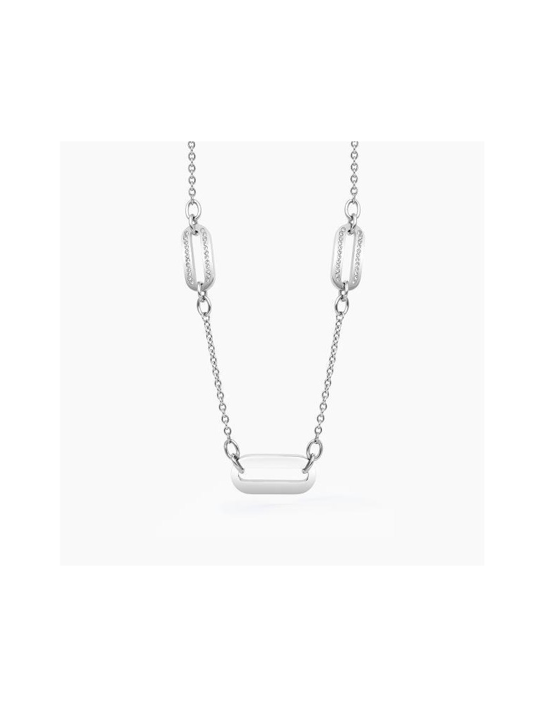 2Jewels | Collana in acciaio con cristalli bianchi | 251747