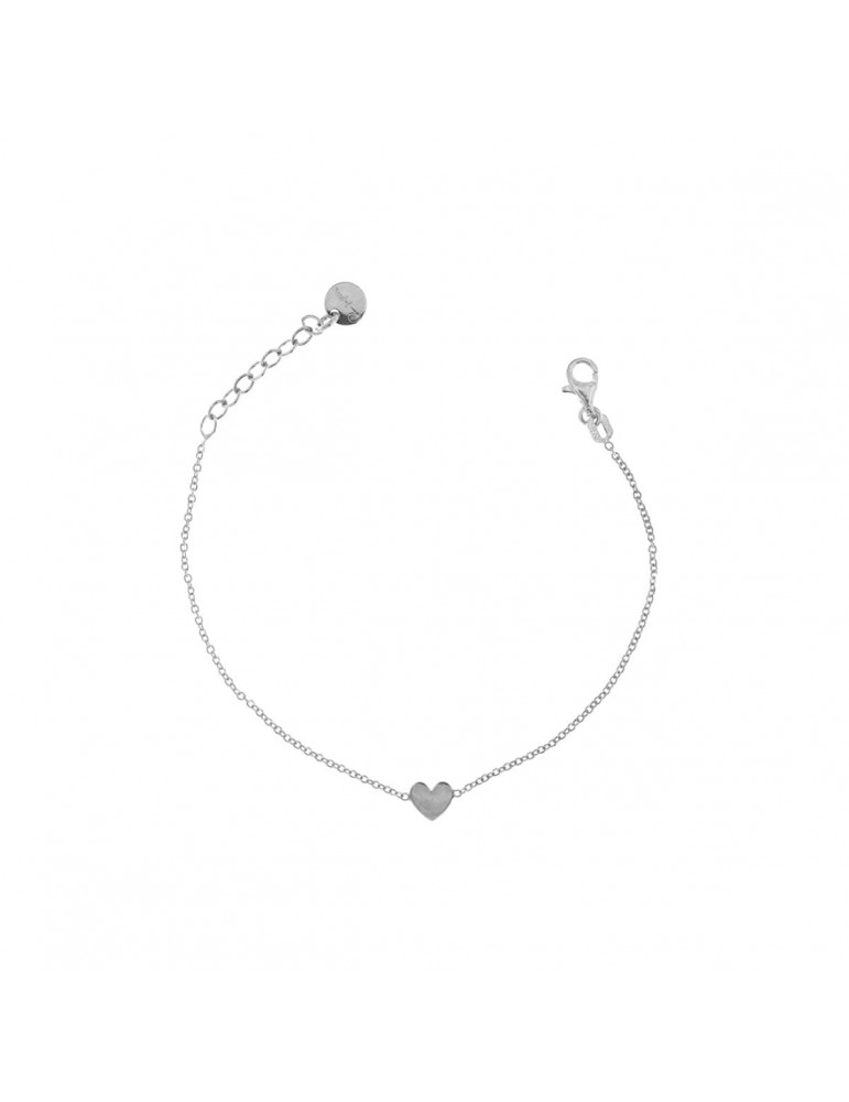 Rue Des Mille | I Sogni Son Desideri | Bracciale in argento 925‰ con cuore | BR-002 CAT CUO RH